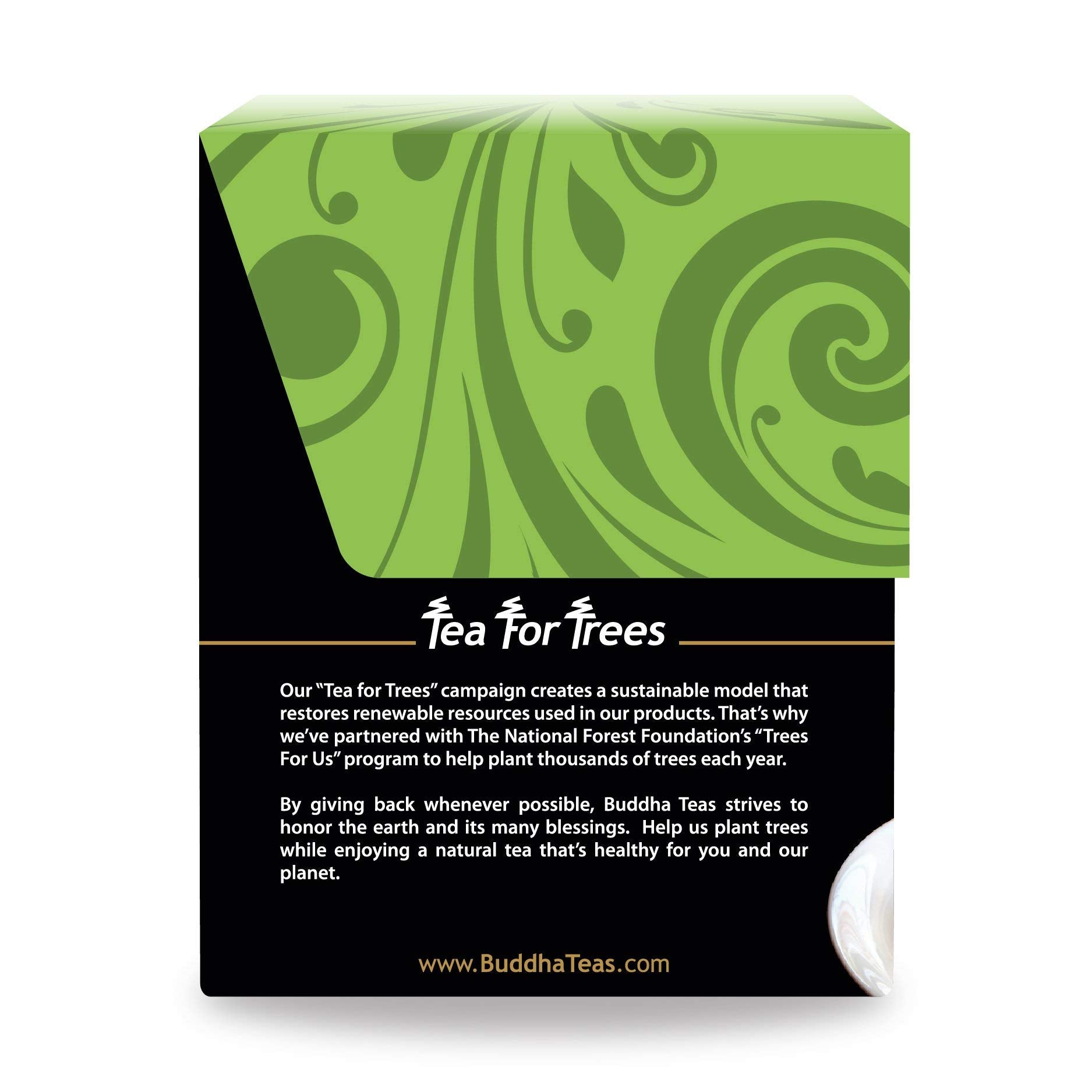 Buddha Teas - Organic Matcha Green Tea - For Health & Wellbeing - Organic Tea - With Antioxidants & Minerals - Clean Ingredients - Caffeinated - OU