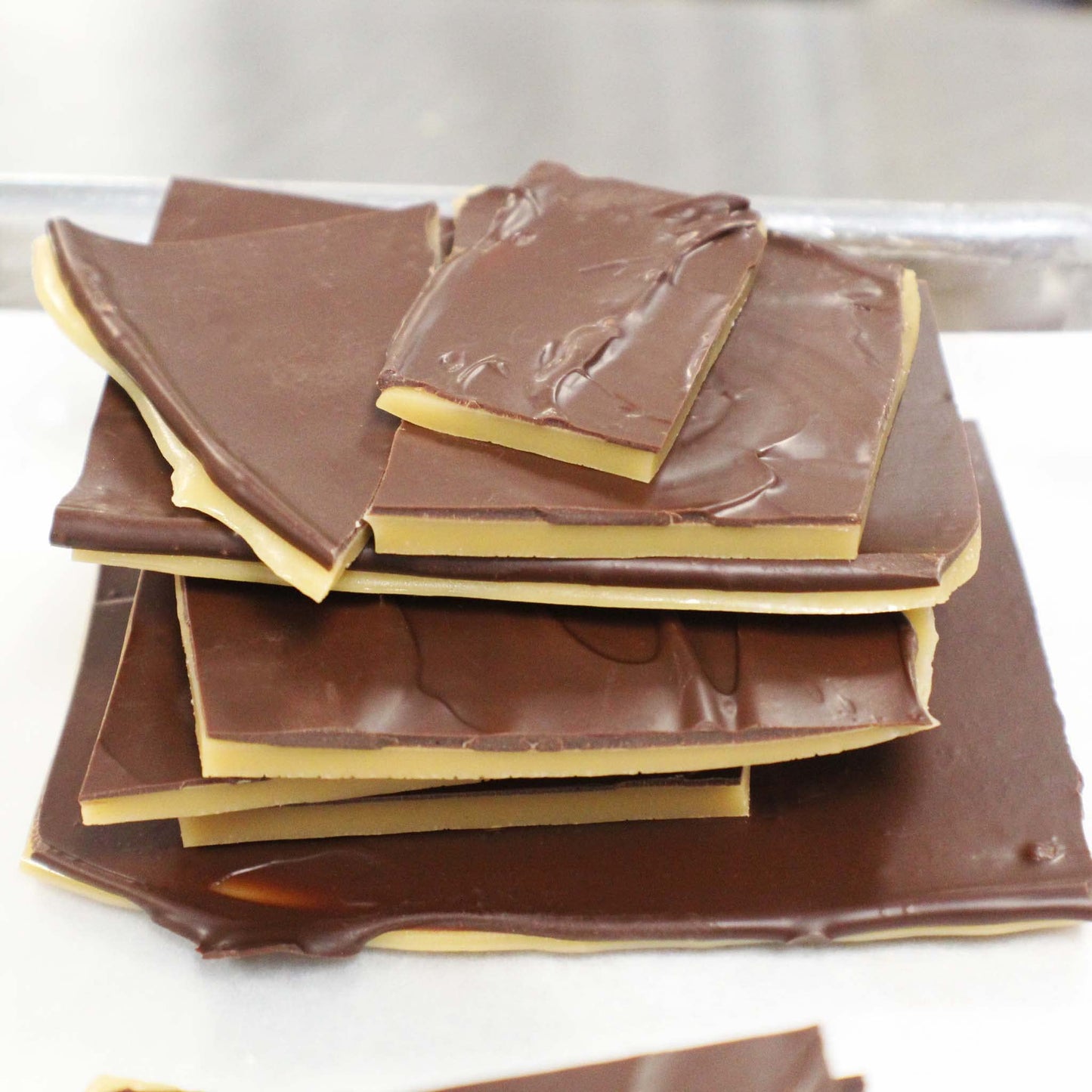 Vermont Nut Free Chocolates Toffee (Dark Chocolate) 8 Ounces, Nut-Free, Egg-Free, Kosher