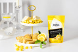 Sconza Lemoncello Lemon Cream & White Chocolate Almonds | Inspired by Italy's Lemon Groves | Made in the USA | Pack of 3 (5 Ounce Each)