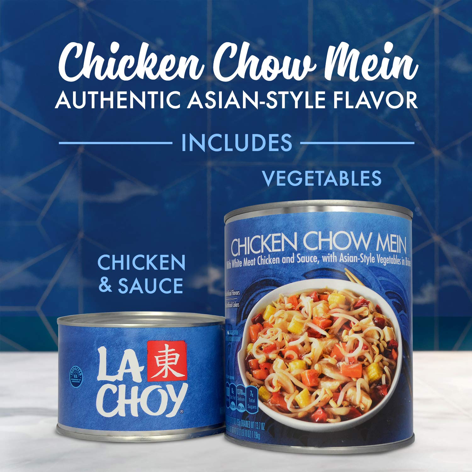 La Choy Chicken Chow Mein White Meat Chicken & Sauce With Asian-style Vegetables, 42 oz.
