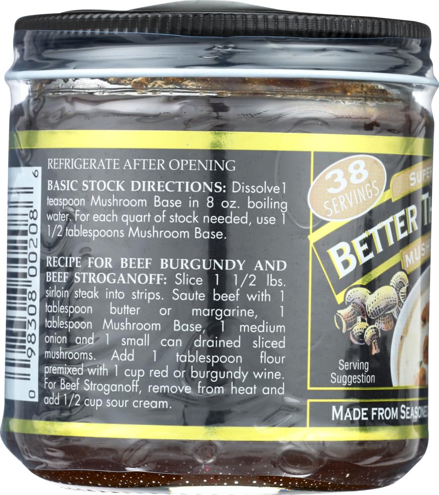 Better Than Bouillon Premium Mushroom Base, 8 Ounce (Pack of 6)