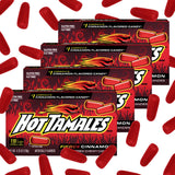 Hot Tamales Fierce Cinnamon Candy, 4 Pack - 4.25oz Each, Ideal for Candy Lovers and Fans of Hot Tamales, Perfect for Snacking, Sharing, Parties, or