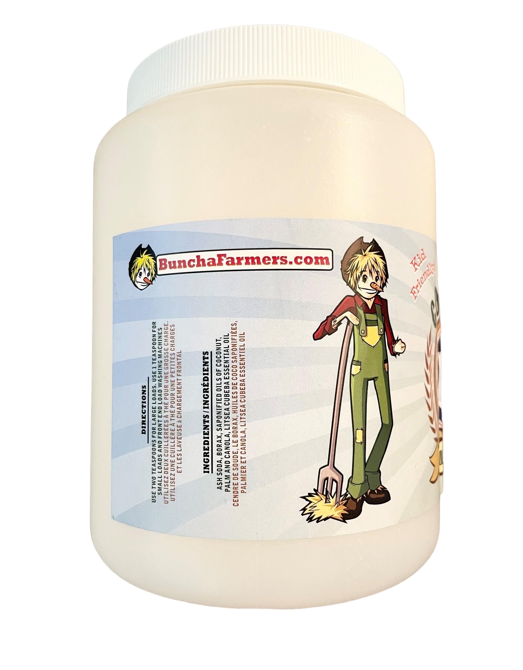 Buncha Farmers Country Fresh 100% All Natural Eco-Friendly Laundry Detergent 21.16 oz/100 loads (Made in Canada)