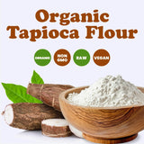 Food to Live Organic Tapioca Flour, 2 Pounds - Non-GMO Finely Ground Tapioca Starch. Wheat and Rice Flour Substitute. All Purpose Thickening Agent