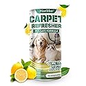 Maebho Carpet Deodorizer Freshener Powder for Pets - Pet Odor Eliminator for Urine, Feces & Vomit | Lemon Scent, Natural Ingredients Safe for Kids