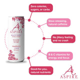 ASPIRE™ Healthy Energy, Calorie Burning, Zero Calorie, Zero Sugar Drink Raspberry + Acai 4-Pack