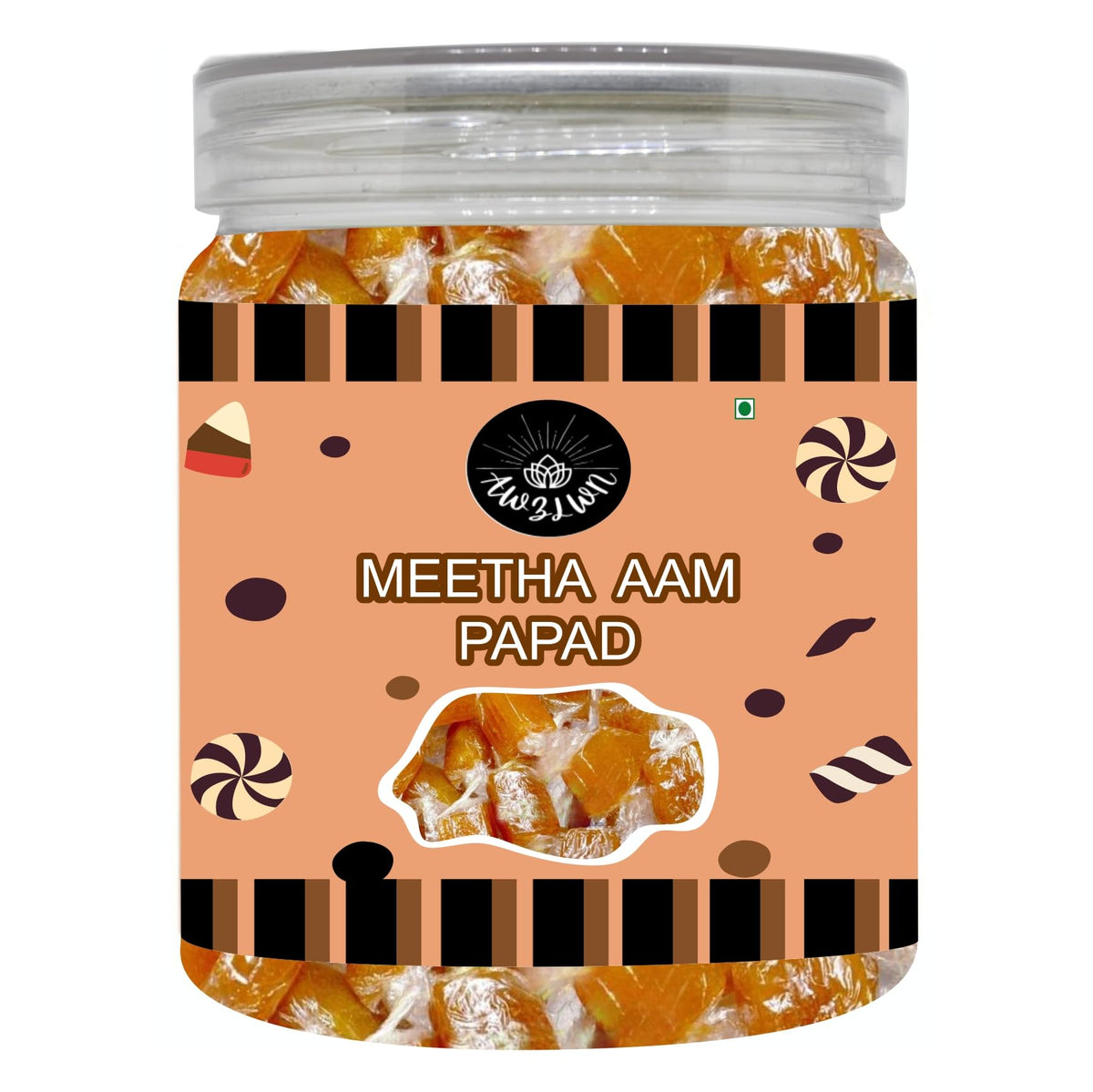Awzlwn Indian Taste Candy (10.58 OZ / 300 GM, Meetha Aam Papad)