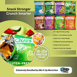 Protein Chips Variety Pack - 8-Flavors + 4 MIMM MInts | High Protein 18-20g Per Bag | Keto Snacks, Baked, Crunchy, Gluten Free, and Low Calorie Snacks