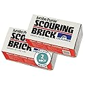 PUMIE Jumbo Scouring Brick for Large Surface Cleaning, Removes Lime, Scale, Rust, Calcium - Pool Pumice Stone Tile Cleaner, Barbecue Cleaning Stone