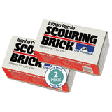 PUMIE Jumbo Scouring Brick for Large Surface Cleaning, Removes Lime, Scale, Rust, Calcium - Pool Pumice Stone Tile Cleaner, Barbecue Cleaning Stone