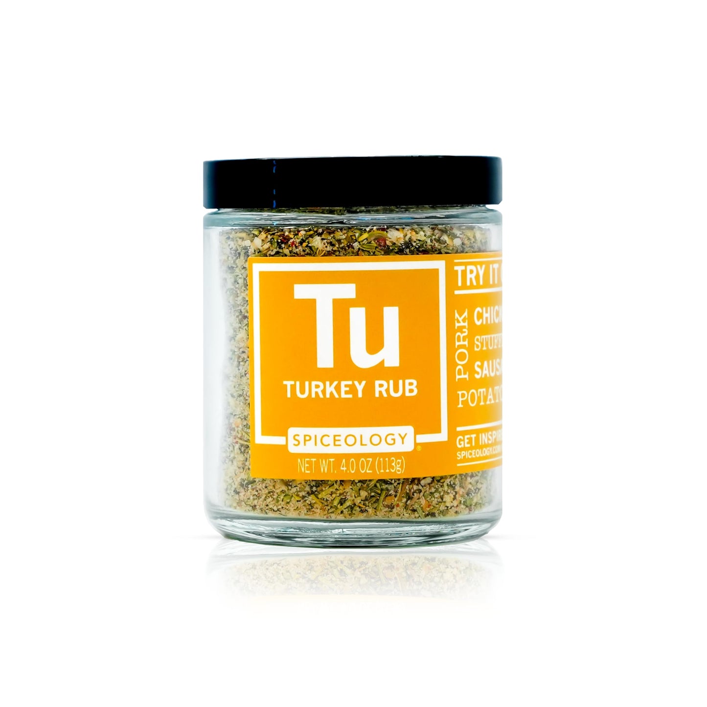 Spiceology - Turkey Rub - Savory Poultry Seasoning and Spice Blend - Use On: Pork, Turkey, Chicken, Stuffing, Sausage, and Potatoes - 4 oz