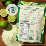 Gya Tea Co Lime Powder 1.1 lb (17.64 oz) - Rich in Vitamin C, Raw Lime Juice Powder - Water Flavor Enhancer for Drinks, Smoothies, Cooking, Cocktails