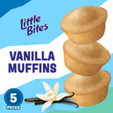 Little Bites Vanilla Muffins, 5 individual packs, (1.5 oz each), Mini Muffins, 7.5 oz Multipack