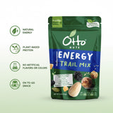 Otto Nuts - Mediterranean Energy Trail Mix, NON-GMO, Plant-Based Protein Dried Fruits & Nuts | 5 OZ with Resealable Bag