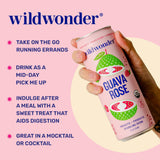 Wild Wonder Organic Guava Rose Prebiotic & Probiotic Drink, 12 FZ