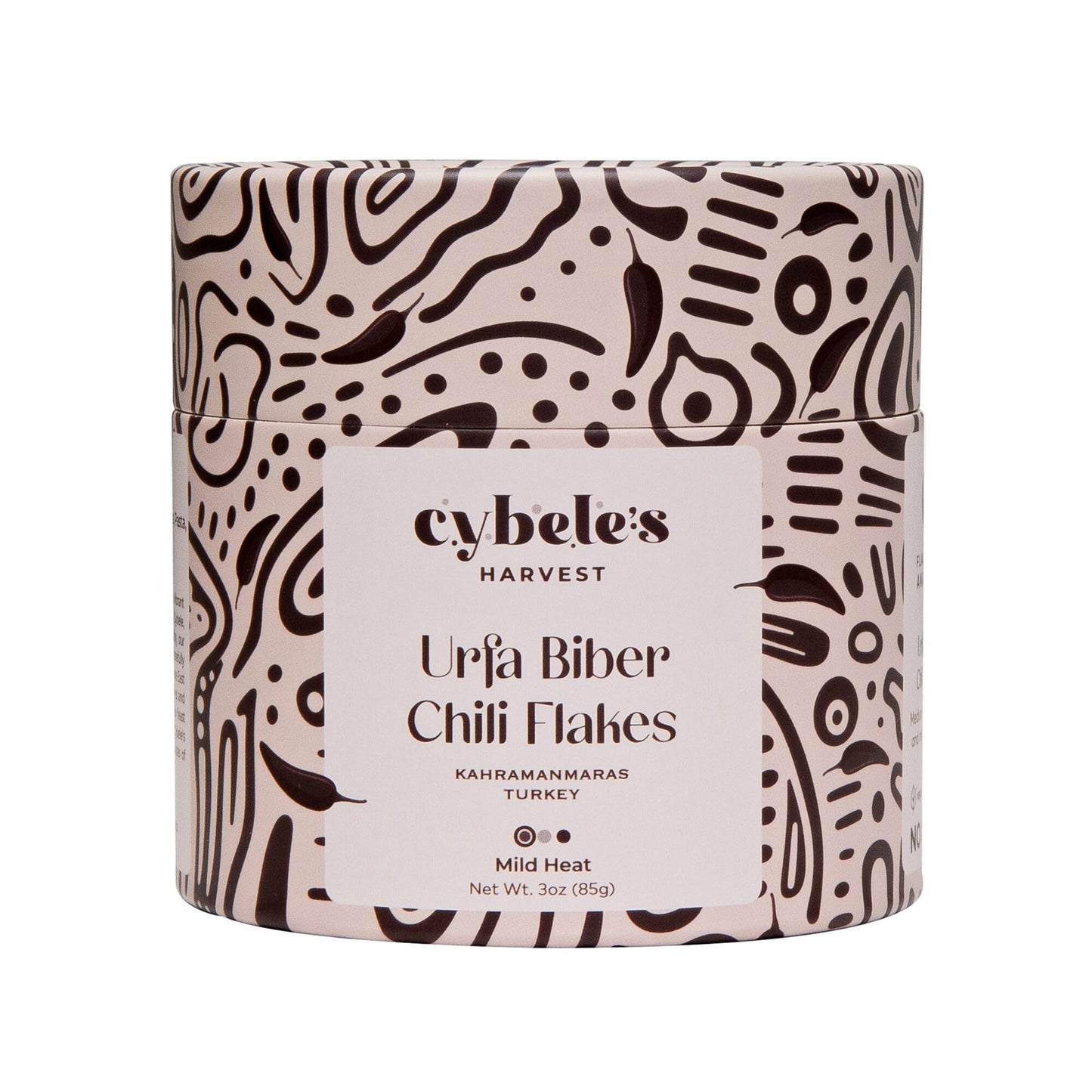 Cybele’s Harvest Urfa Biber (Isot) Chili Flakes 3oz, Turkish Urfa Pepper, Mild Smoky Chili