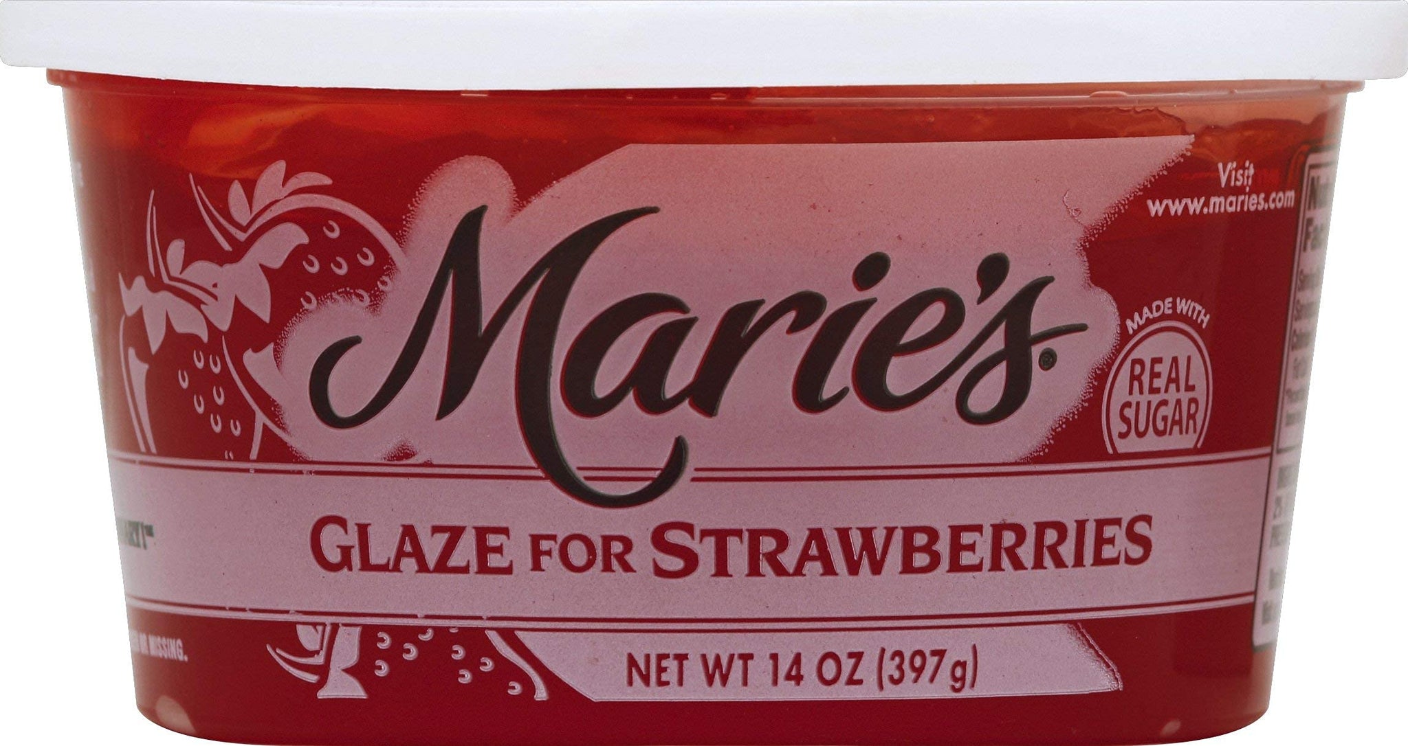 Marie's Pie Glaze, Strawberry, 14 oz - PACK OF 4