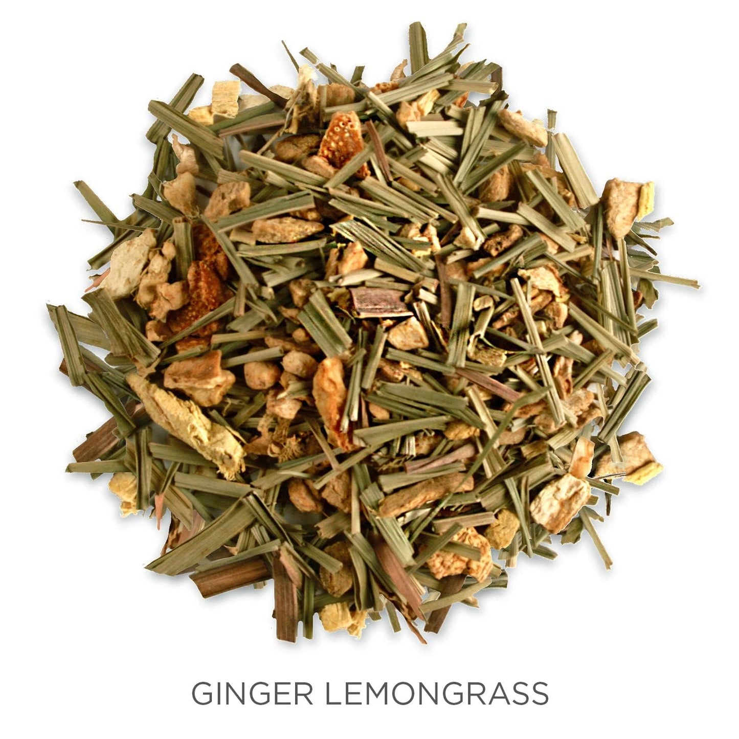 Tea Forte Ginger Lemongrass Premium Caffeine-Free Herbal Tea Blend Event Box, Bulk Pack 40 Count, 10 per tray Individually Wrapped Handcrafted Pyramid