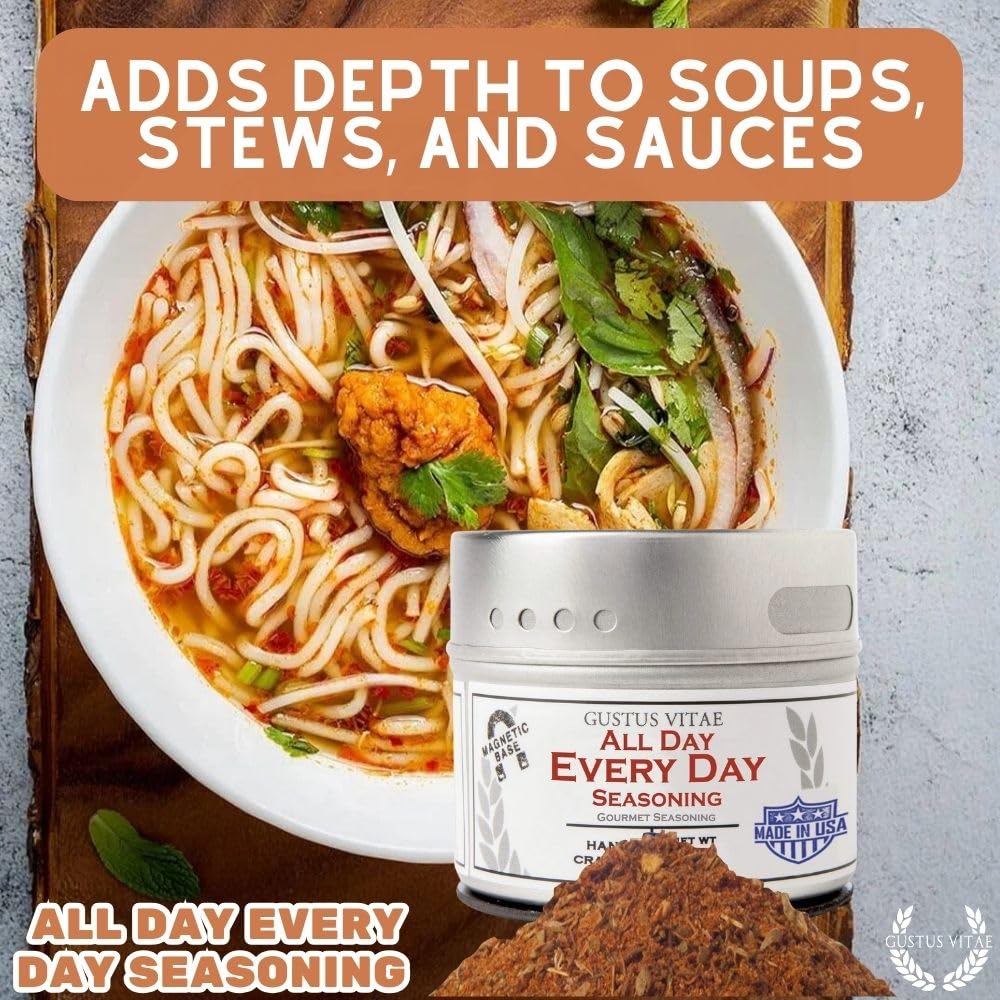 Gustus Vitae | All Day Every Day | Natural Small Batch Gourmet Seasoning