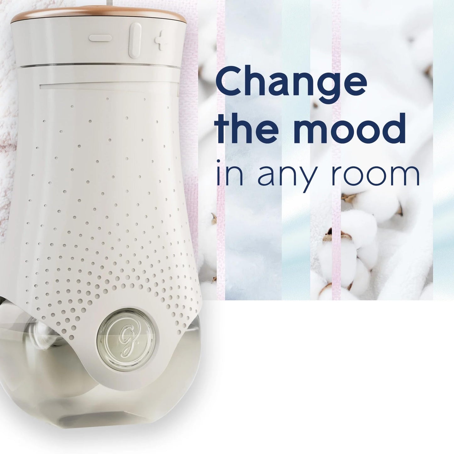 Glade PlugIns Scented Oil Refills, Morning Cotton Blossom, 5 Count, 0.67 fl oz Each, Long-Lasting Fragrance
