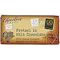 Chocolove XOXOX Pretzel In Milk Chocolate Bar - 2.9 oz