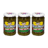 Best Maid Products Pickle Relish 10 Ounce 3 Packs - Sweet, Dill, Jalapeno Sweet, or Jalapeno Mustard (Sweet Relish)