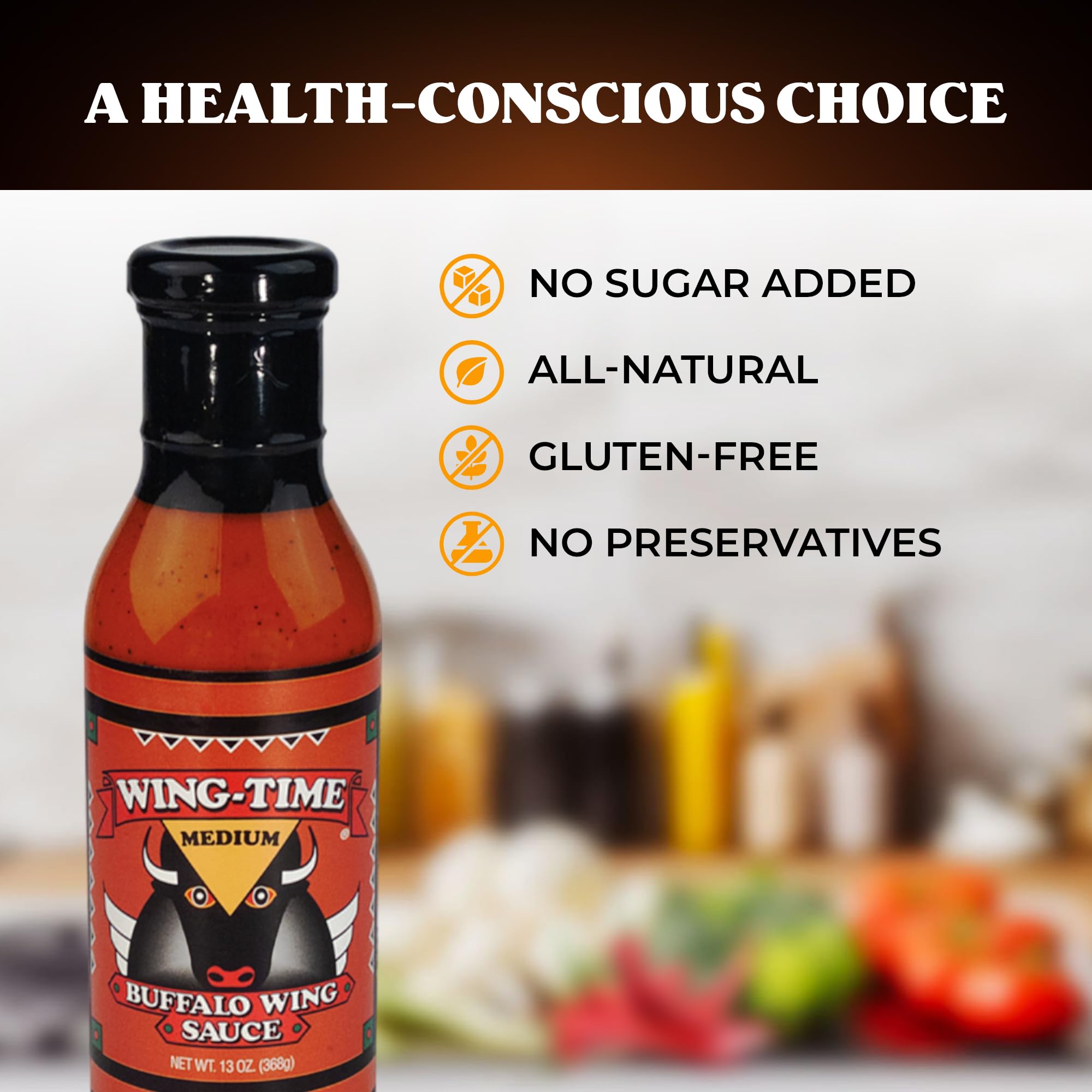 Wing-Time Buffalo Wing Sauce Medium (12)