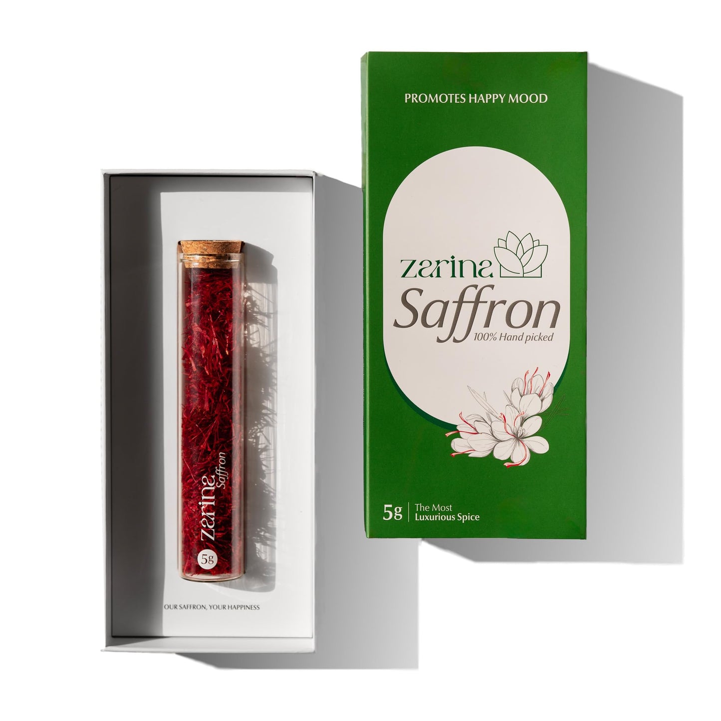 Zarina Saffron Threads - Premium Grade A+ | Handpicked & 100% Pure (5 grams)