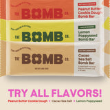 The Bomb Co. Bomb Bars Variety Pack, Healthy Snacks, Plant Based Bars With Superfood & Super Seeds, On the Go Snack & Breakfast Bar, Energy Support
