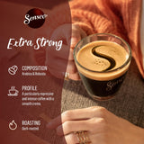 Senseo Extra Strong - (Pack) - Dark Roast with Intense & Bold Flav Coffee Pods - 48 Count - Single-Serve Coffee Pads with Rich Crema - Compatible