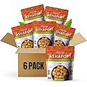 AshaPops Chili Flavored Popped Water Lily Seeds, 1 oz (Pack of 6) - Gluten-Free, Vegan, Paleo, Nut-Free, Corn-Free, Soy-Free, Non-GMO, Delicious