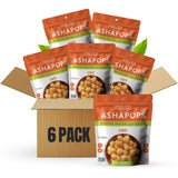 AshaPops Chili Flavored Popped Water Lily Seeds, 1 oz (Pack of 6) - Gluten-Free, Vegan, Paleo, Nut-Free, Corn-Free, Soy-Free, Non-GMO, Delicious