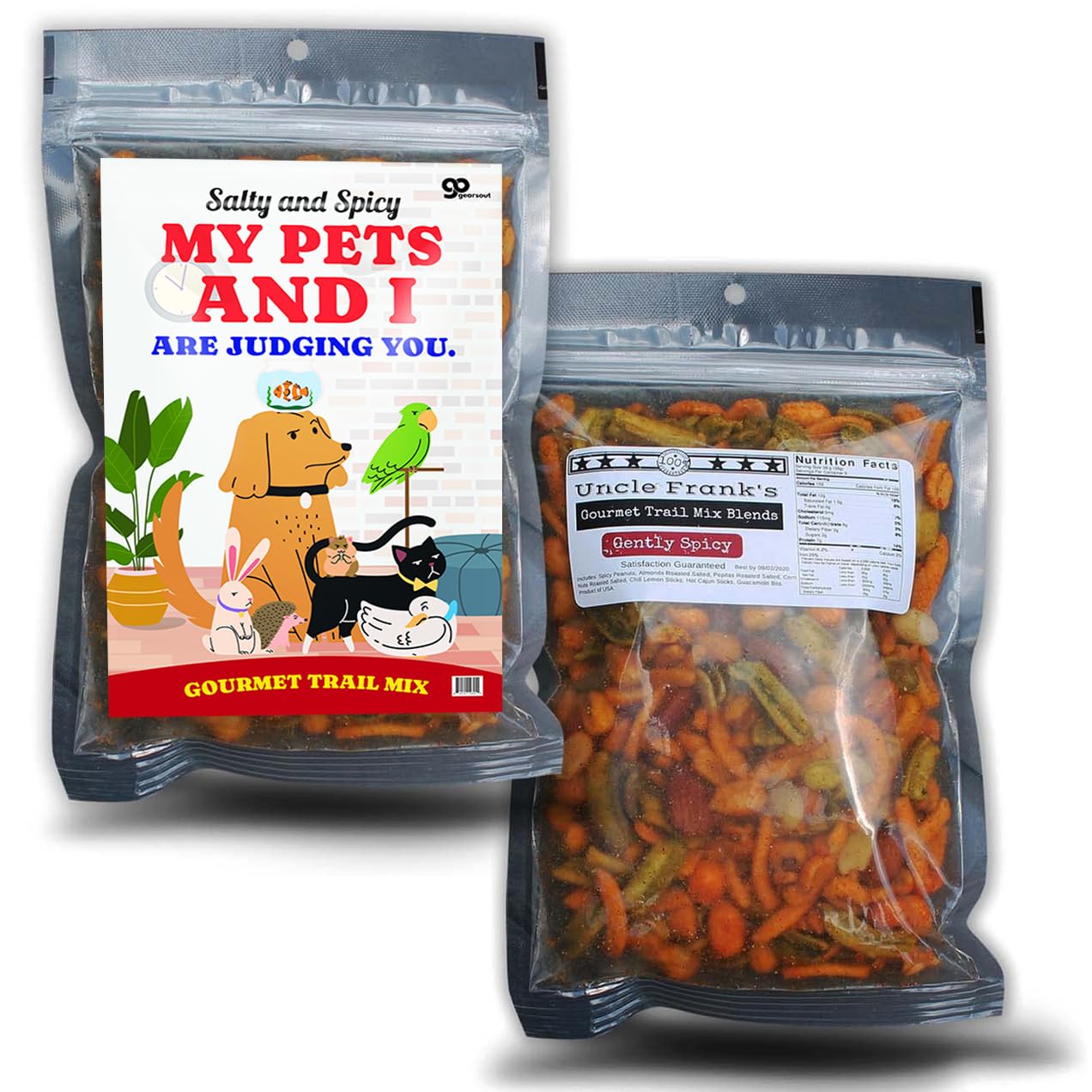 My Pets and I Judge You Trail Mix - Premium Nutty, Fruity Snack Blend - Gourmet Energy for Delightful Snacking Experience
