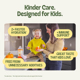 KinderFarms Electrolyte Solution for Kids and Adults - Hydration Drink (Grape, 6 Pack), No Artificial Sweeteners or Flavors, No Synthetic Dyes, Vegan