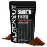 Blackout Coffee Smooth Finish Ground Coffee - Light Roast, Aromatic Smooth Taste - Freshly Roasted 12oz Bag