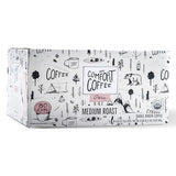 Mt. Comfort Coffee Organic Peru Medium Roast, 80 Count Coffee Pods - K-Cup Compatible Including 2.0 - Roasted Ground Coffee