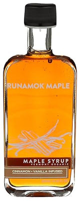 Runamok Maple Cinnamon-Vanilla Infused Maple Syrup - Authentic & Real Vermont Maple Syrup | Gluten Free & Natural Sweetener | Breakfast, Coffee