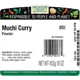 Frontier Co-Op Curry Powder, Muchi, 1 Lb., 16 Ounces