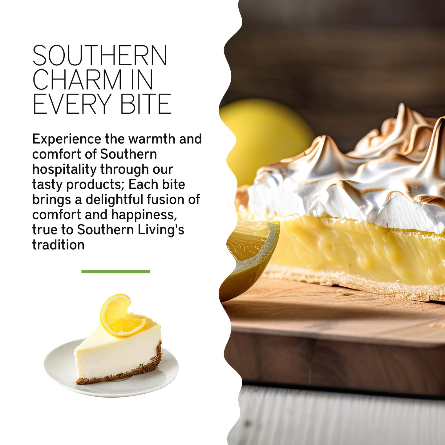 Southern Living Meringue Powder Mix for Baked Goods, Gourmet Topping, Made with Egg Whites, Perfect for Meringue, Cakes, Cookies & More, 1 Box (2 Powder Packs)