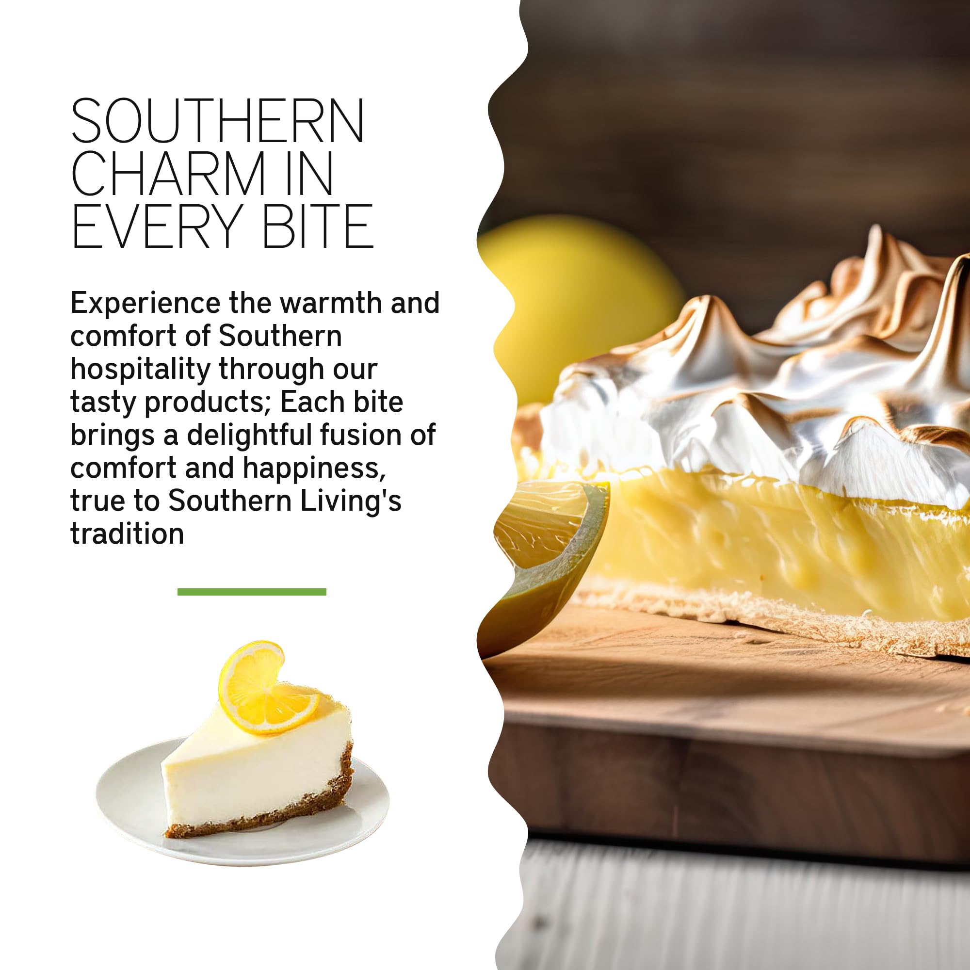 Southern Living Meringue Powder Mix for Baked Goods, Gourmet Topping, Made with Egg Whites, Perfect for Meringue, Cakes, Cookies & More, 1 Box (2 Powder Packs)