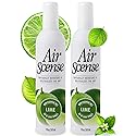 Air Scense Air Freshener Deodorizer Room Spray for Bathroom & Home, Essential Oils, Natural Lime- 7 fl oz (2-Pack)