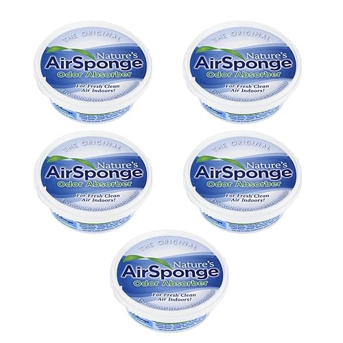Nature's Air Sponge 101-1DP 8oz(227g) Original Fresh Air Odor Absorber Sponge - Quantity of 5