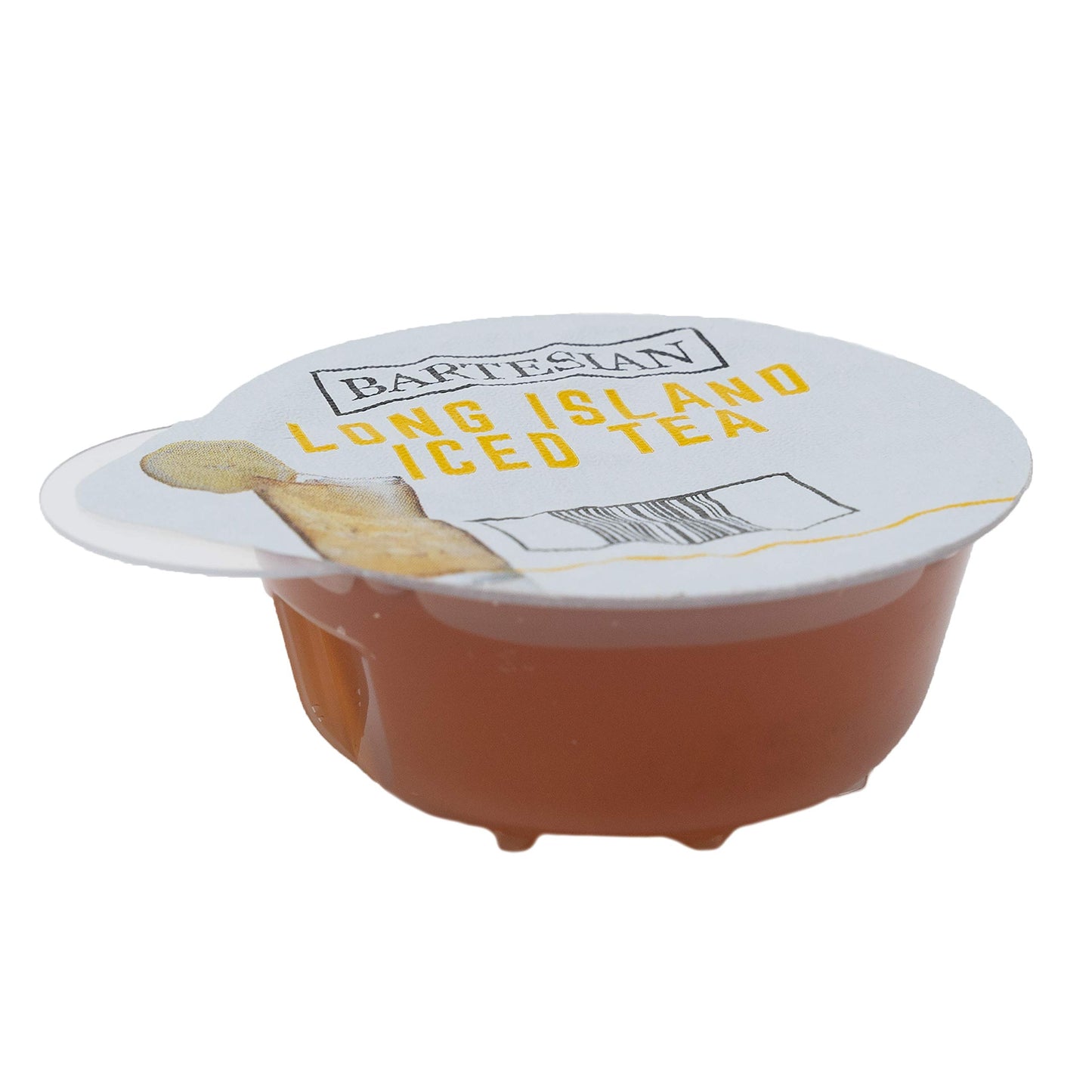 Bartesian Long Island Iced Tea Cocktail Mixer Capsules for Cocktail Machine - Home Bar Mixology Cocktails Mix Pod Capsule Set To Use With the