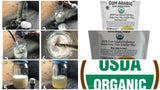 Gum Arabic Powder, USDA Organic | 4 oz. Easy use Bag | Gum Acacia Use as Food emulsifier thickener or DIY Watercolors