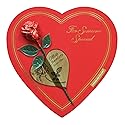 Elmer Chocolate Heart Shaped 9 oz Chocolate Rose Box - With Edible Rose - Perfect for Valentine's Day and Giving to that Special Someone