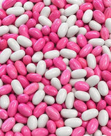 Pink White Licorice Pastels Candy - 1 lb Fresh Bulk Bag of Soft Chewy Bite Size Candy Shell Licorice Pieces
