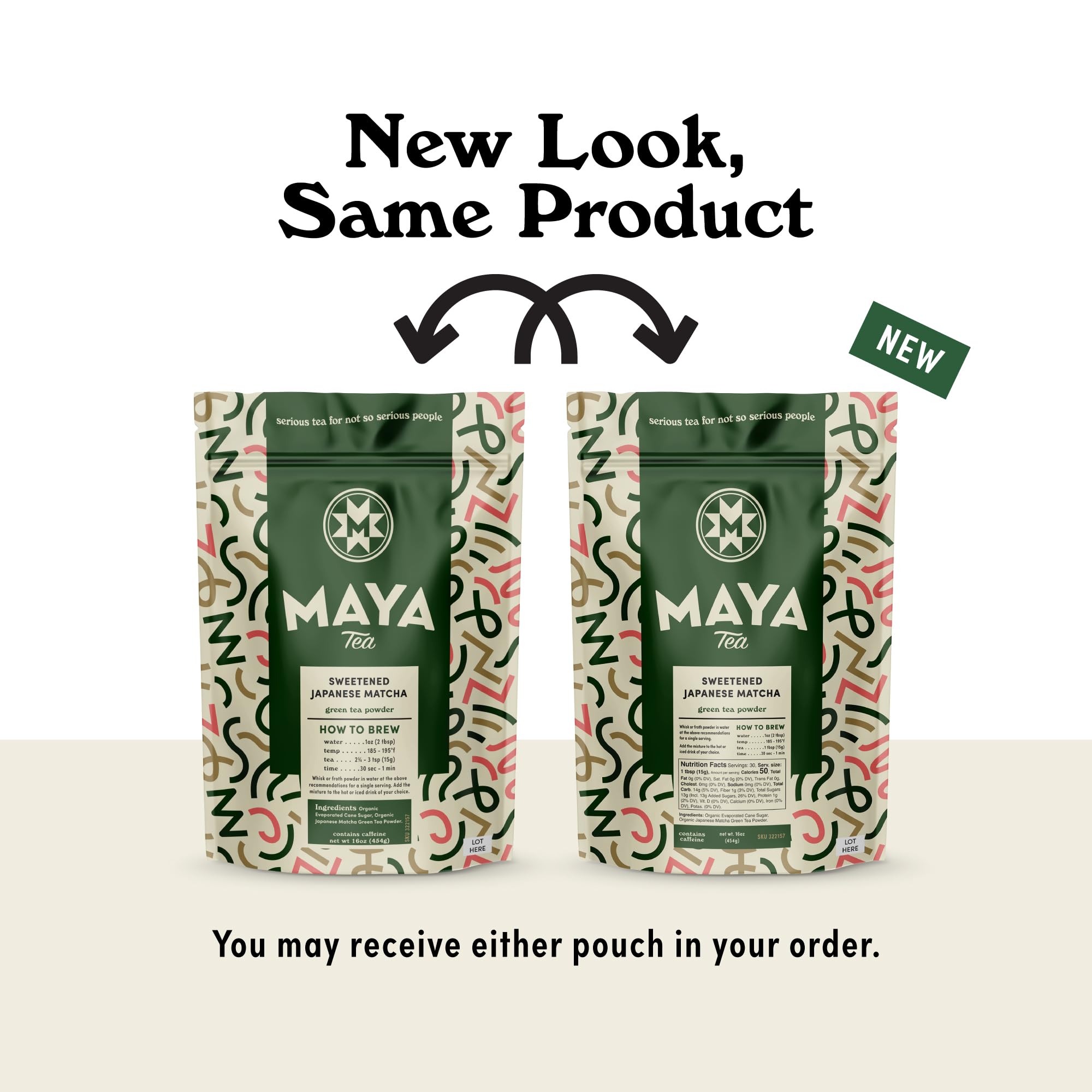 Maya Tea Sweetened Japanese Matcha, Culinary Grade, Green Tea Powder, Naturally Caffeinated, 16 Ounce (Pack of 1)