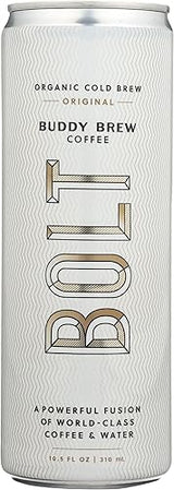 Buddy Brew Organic Bolt Cold Brew Coffee, 10.5 FZ