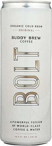 Buddy Brew Organic Bolt Cold Brew Coffee, 10.5 FZ
