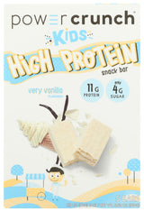Power Crunch Kids High Protein Snack Bar, Very Vanilla, 5 Count, 5.65 Ounce (Pack of 6)